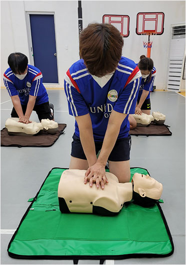 응급처치 교육 사진